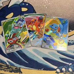 Pokemon TCG First Partner Illustration Collection Series 1 Kanto GEN 1 Starters - Image 1