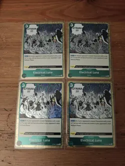 Play Set Electrical Luna OP08-036 - Two Legends ENGLISH FOIL Rare - Image 1