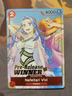 1x Nefeltari Vivi (Prerelease Winner Promo) - One Piece Pillars of Strength NM - Image 1