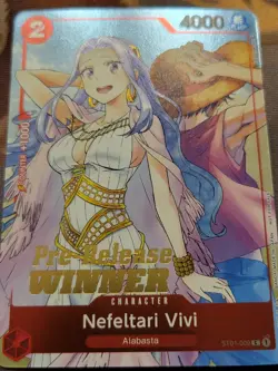 1x Nefeltari Vivi (Prerelease Winner Promo) - One Piece Pillars of Strength NM - Image 3