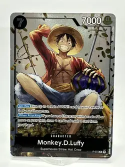 Monkey D. Luffy (P-075) Foil NM - One Piece - Tin Set Vol 2 Exclusive Promo - Image 1