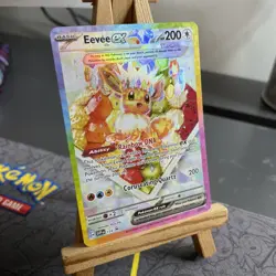 Eevee EX SVP 174 Prismatic Evolutions Black Star Promo Pokemon TCG Card NM/M - Image 3