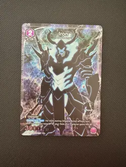 Union Arena Solo Leveling Iron (C)* card Alt Alternate Art (UE17BT/SLG-1-027) - Image 1