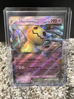 Mimikyu EX SVP004 Holo Black Star Scarlet & Violet Promo Pokemon Card - Image 1