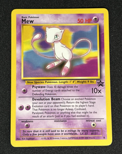 Mew 8 WOTC Black Star Promo - Non-Holo Pokemon Card NM - Image 1