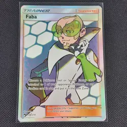 Faba - 208/214 - Ultra Rare - Lost Thunder - Pokemon Card - LP - Image 1
