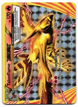 Talonflame BREAK 21/114 - Steam Siege Rare BREAK Pokemon TCG - MP Card - Image 1