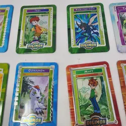 20 Lot Digimon Tin Metal Cards Taco Bell Agumon Angemon Gomamon and more 2000 - Image 4