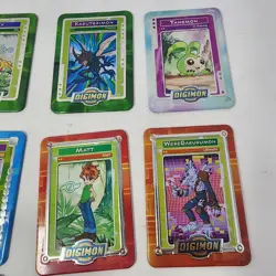 20 Lot Digimon Tin Metal Cards Taco Bell Agumon Angemon Gomamon and more 2000 - Image 5