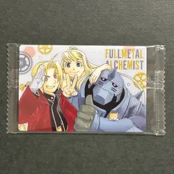M1220 Fullmetal Alchemist Morinaga Wafer Card Sealed Edward Alphonse Elric - Image 1