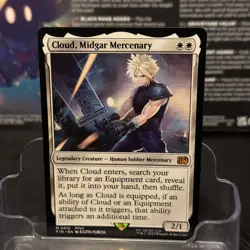 MTG Cloud, Midgar Mercenary | M 0010 | NM | Non-Holo | Final Fantasy | Magic! - Image 1