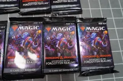 Magic MtG Adventures in the Forgotten Realms AFR Booster Packs (9) NEW! - Image 2