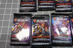 Magic MtG Adventures in the Forgotten Realms AFR Booster Packs (9) NEW! - Image 3