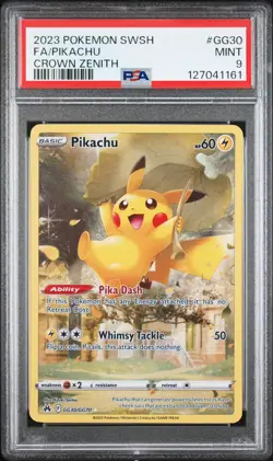Pokemon TCG Crown Zenith: Pikachu GG30/GG70 PSA 9 - Image 1
