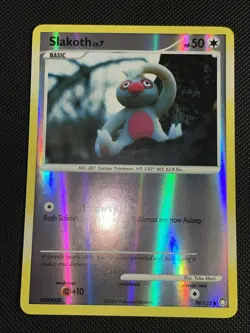 Pokemon Card - Slakoth Mysterious Treasures 99/123 Common Reverse Holo - Image 2