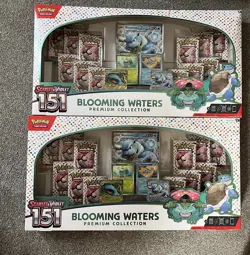 Pokemon TCG Scarlet & Violet 151 Blooming Waters Premium Collection x2 Sealed - Image 1