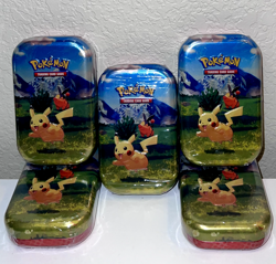 (LOT OF 5) Pokemon TCG Mega Evolutions Ascended Heroes Mini Tins Set NEW SEALED! - Image 4