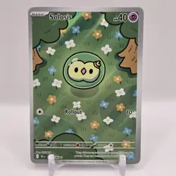 Solosis 118/086 Sv: Black Bolt Holo Illustration English Rare Pokemon - Image 1