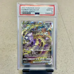 Mewtwo VSTAR GG44/GG70 Crown Zenith PSA 10 - Image 1