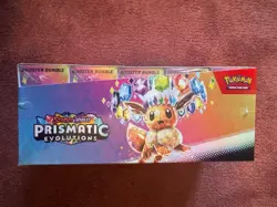 Pokemon Prismatic Evolutions 10x Booster Bundle Display Case Sealed w/ Acrylic - Image 3