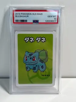 PSA 10 GEM MINT Graded 2019 Bulbasaur Old Maid Babanuki Pokemon Card Ooyama Art - Image 1