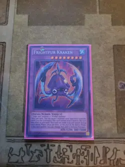 YUGIOH FRIGHTFUR KRAKEN FUEN-EN020 SECRET 1ST ED NM - Image 1