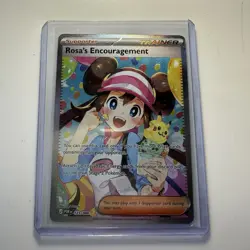 Pokemon Perfect Order TCG Rosa’s Encouragement 123/088 SIR MINT PACK FRESH - Image 1
