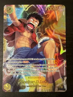 Monkey D Luffy OP15-119 SEC Foil Adventure on Kami’s Island One Piece TCG - Image 1