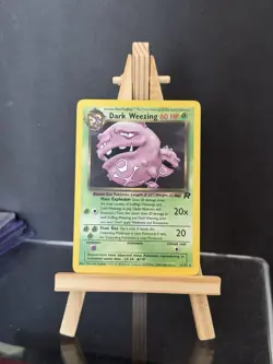 Pokemon TCG Dark Weezing Team Rocket 14/82 Non-Holo Unlimited Rare Card WOTC NM - Image 1