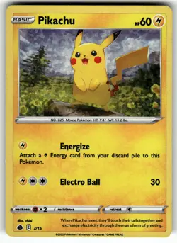 Pikachu - 7/15 007/015 McDonald's Promos 2022 LP Pokemon Card TCG - Image 1