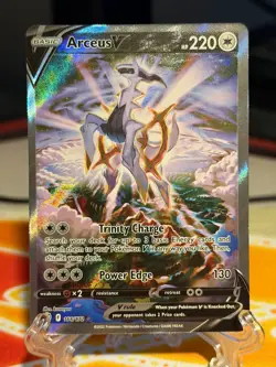 Arceus V (Alternate Full Art) 166/172 Brilliant Stars - Pokemon Card - NM - Image 1