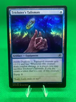 MTG - Trickster's Talisman - Foil, Adventures in the Forgotten Realms - Image 1