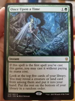 Once Upon a Time - NM - Throne of Eldraine - MtG - English - Image 1
