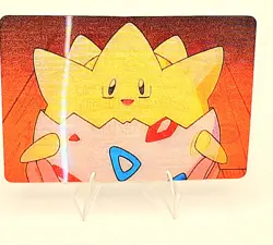 Pokemon Togepi 3D Promo Card 1998 Wiz Kids Pioneer VHS Exclusive Rare NM - Image 1