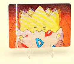 Pokemon Togepi 3D Promo Card 1998 Wiz Kids Pioneer VHS Exclusive Rare NM - Image 2