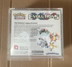 Pokemon XY Evolutions Booster Box MINT with acrylic case - Image 2