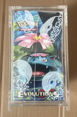 Pokemon XY Evolutions Booster Box MINT with acrylic case - Image 3