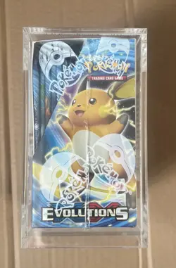Pokemon XY Evolutions Booster Box MINT with acrylic case - Image 4