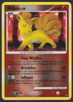 Pokemon Vulpix SH6 Reverse Holo Platinum Mitsuhiro Arita - Image 1