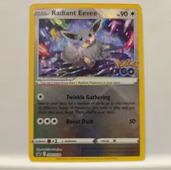 Radiant Eevee 2022 SWSH230 SWSH: Sword & Shield Promo Cards Holo Pokemon TCG - Image 1