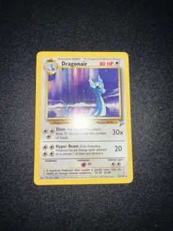 Pokemon TCG Dragonair 22/130 Base Set 2 Regular Rare LP - Image 1