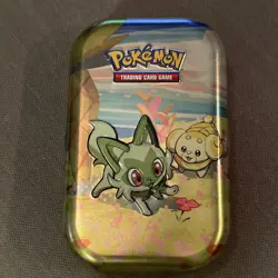 Pokemon TCG Paldea Friends Sprigatito #0906 Mini Tin EMPTY - Image 4
