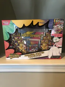 Pokemon TCG Ascended Heroes Mega Lucario Premium Poster Collection New Sealed - Image 2