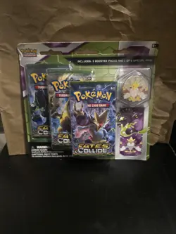 Pokemon XY fates collide 3 Pack Pin blister MEGA ALAKAZAM - Image 1