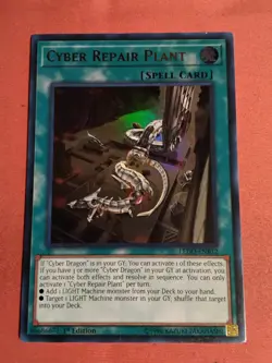 Cyber Repair Plant - LEDD-ENB12 Ultra Rare 1st Ed. Yu-Gi-Oh! Unplayed Mint+ - Image 1
