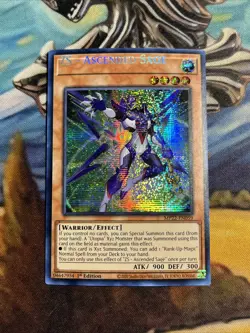*Misprint* Name Shift Error Yugioh ZS- Ascended Sage Secret rare MP22 - Image 1