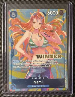 One Piece Card Nami Winner Promo EB03 Tour - Image 1