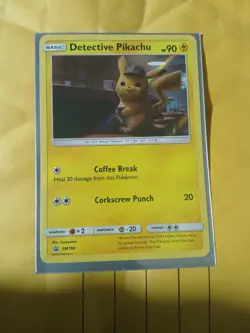 Pikachu SM190 Detective Holo Promo Card - Image 1