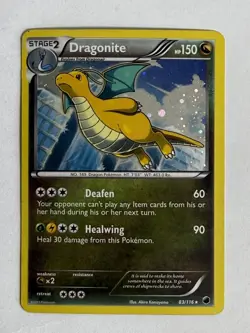 Dragonite 83/116 Plasma Freeze Holo Rare Pokemon Card HP/MP 2013 - Image 1