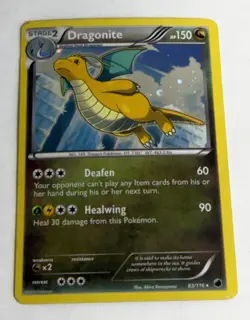 Dragonite 83/116 Plasma Freeze Holo Rare Pokemon Card HP/MP 2013 - Image 2